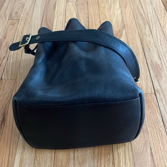 Vintage Coach black legacy 9165 leather bucket shoulder bag - Picture 5 of 9